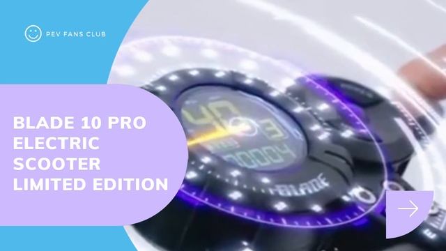 BLADE 10 PRO ELECTRIC SCOOTER LIMITED EDITION