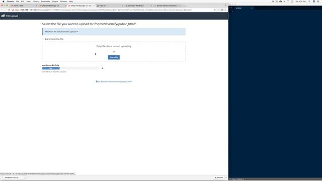 Installing Wordpress Automatically & Manually | Cpanel, File Manager смотреть онлайн