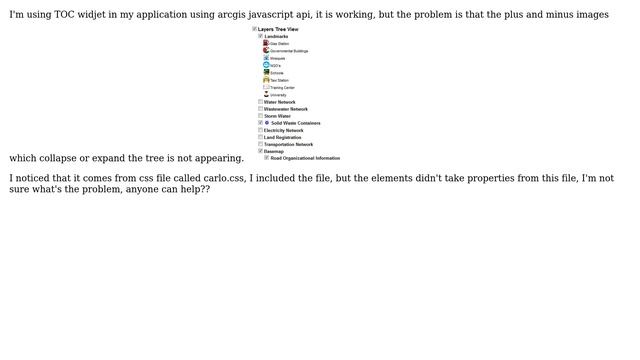 GIS: Table Of Content widjet in arcgis javascript api смотреть онлайн