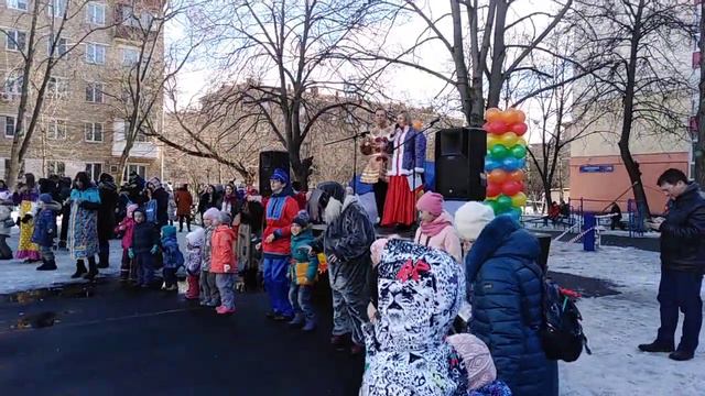 Масленичных хоровод в Измайловской школе 1508 9 марта 2019 года смотреть онлайн