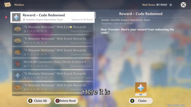 [EXPIRED] NEW PROMOTION CODE - Mar 23, 2021 | Genshin Impact смотреть онлайн