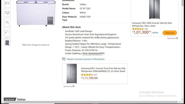 DEEP FREEZER by VOLTAS | Best 5 Commercial Voltas Deep Freezers best in the market смотреть онлайн