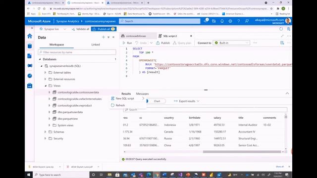 Leverage Synapse Serverless and read Parquet Files into Azure Analysis Services смотреть онлайн