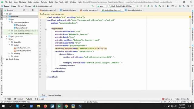 7 - Activity and Lifecycle смотреть онлайн