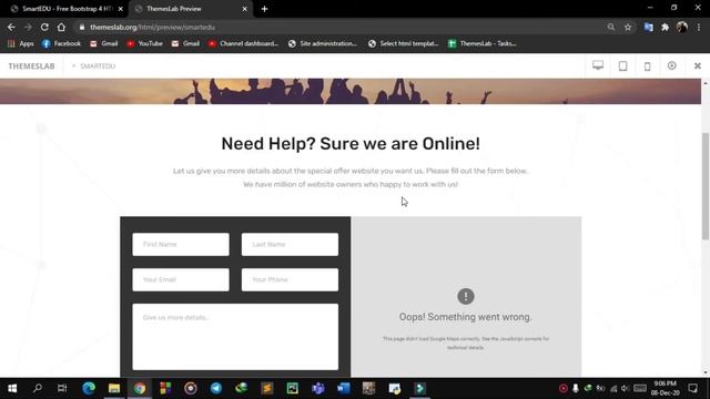 SmartEDU : Free Bootstrap 4 HTML5 Education Website Template смотреть онлайн