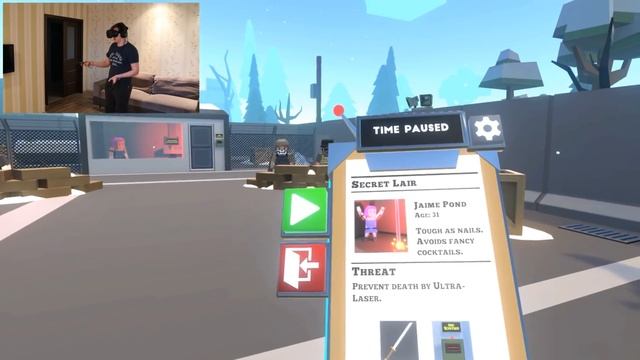 ОСТАНОВИЛ ВРЕМЯ ЧТОБЫ СПАСТИ ИНДИАНУ ДЖОНСА В VR! (HTC Vive) Just In Time смотреть онлайн