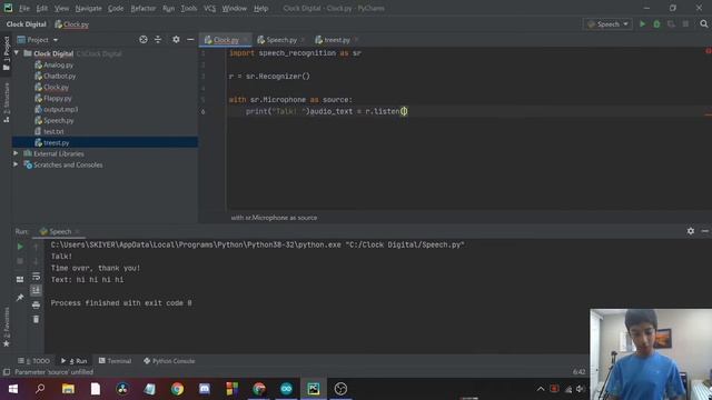 Speech Recognition in Python смотреть онлайн