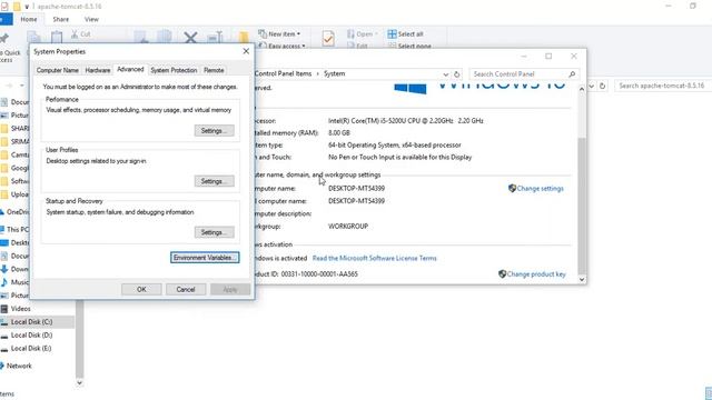 How to install Apache Tomcat 8.5.16 from Zip Archive in Windows смотреть онлайн