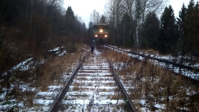 Тепловозы 2ТЭ10В-4457+ТЭМ2-2757!! Подъездной путь ООО Загорский трубный завод