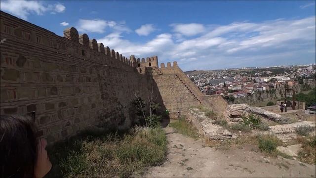 Тбилиси. Экскурсия по городу//Смотровая площадка. Крепость Нарикала. Памятник Матери Грузии. смотреть онлайн