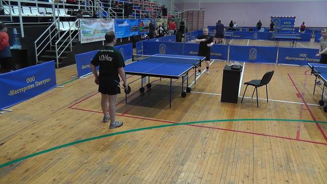 настольный теннис Чирков А.(СПб) - Поликарпов В.(Тверь) 3-0 смотреть онлайн