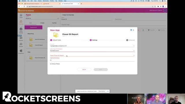 How to display Microsoft Power BI reports and Dashboards on a TV using RocketScreens - Podcast. смотреть онлайн