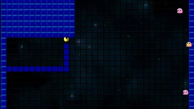 Pacman Xonix Funny Pacman Game смотреть онлайн