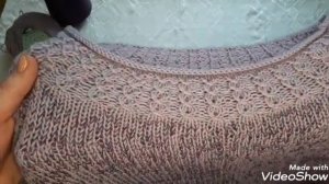 #ВЯЗАНИЕ Джемпер "ЛЕТУЧАЯ МЫШЬ"