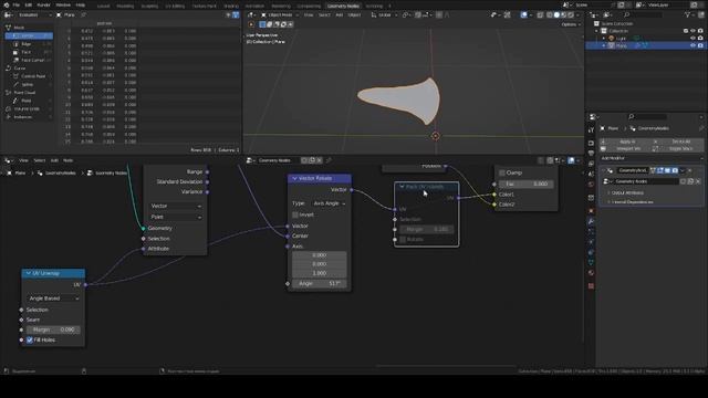 Blender Geometry nodes UV Unwrap смотреть онлайн