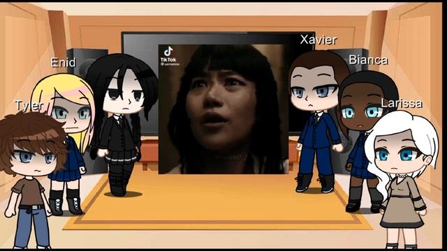 Wednesday Characters React To Nanno.♡ смотреть онлайн