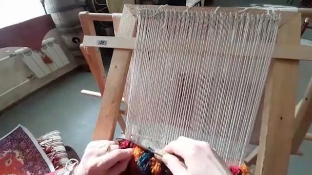 Как сплести армянский ковер. Мастер-класс от студии ДПИ «Араратская долина». Урок 1. смотреть онлайн