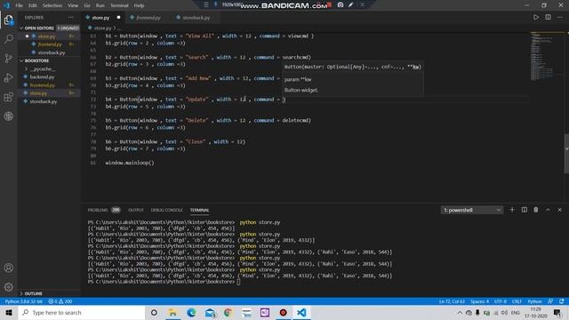 Bookstore Manager with Tkinter and mysql Part 7 |Python to AIML and DataScience|Code with Lakshit#8 смотреть онлайн