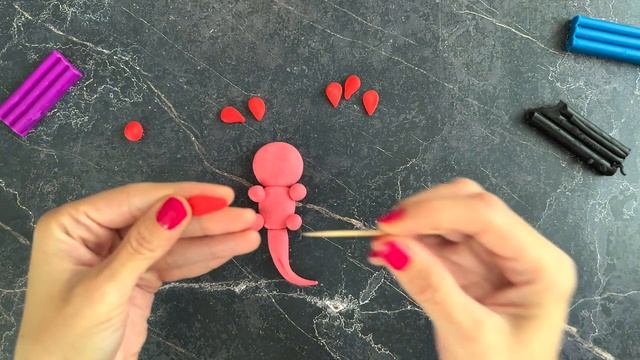 Как слепить розового аксолотля! смотреть онлайн