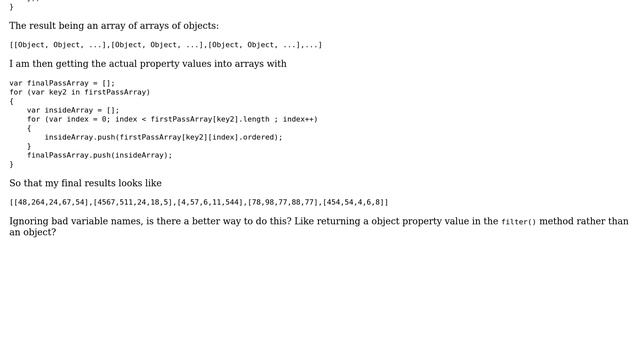 Code Review: Filtering JSON by object property value смотреть онлайн