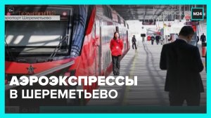 "Аэроэкспрессы" запустили до терминалов В и С Шереметьево - Москва 24