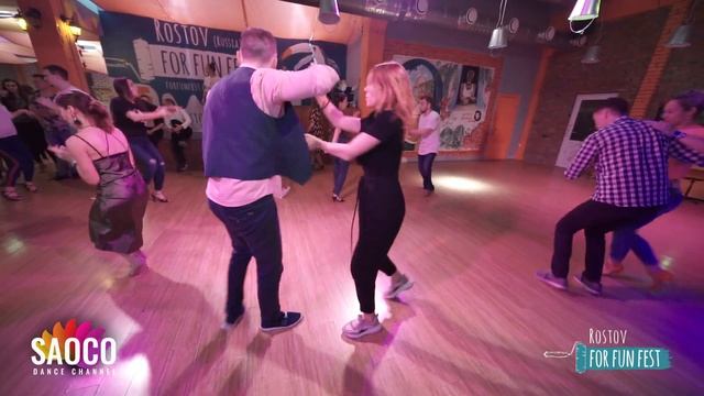 Anton Rashchupkin and Elena Bryleva Salsa Dancing at Rostov For Fun Fest (Russia), Monday 04.11.201 смотреть онлайн