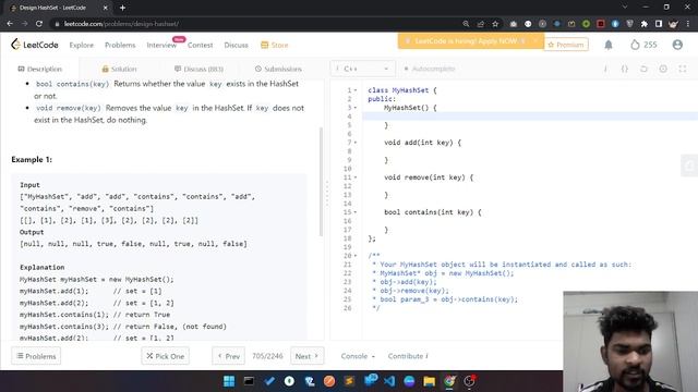 Design HashSet | Leetcode solution смотреть онлайн