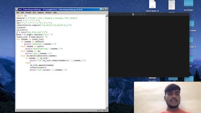 Token seperation | Compiler | Python смотреть онлайн