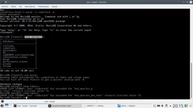 07 - Límites y Restricciones [MariaDB 10] смотреть онлайн