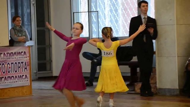 Танц.конкурс, 15мар2014 Марина Самсонова Вальс смотреть онлайн