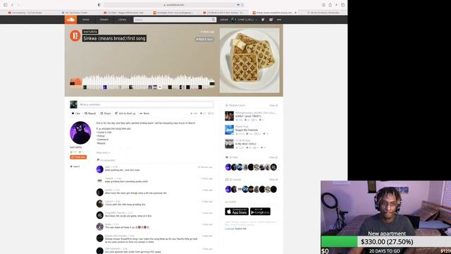 Submit your music for clout, Let me react to it! (Read Description to submit) смотреть онлайн