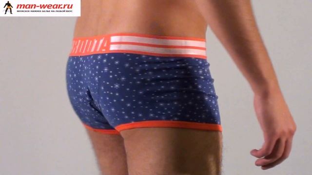 Мужские трусы хипсы Croota SM02 Snowy Mountain синие смотреть онлайн