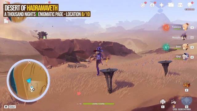 A Thousand Nights 1 All Torn Pages Genshin Impact