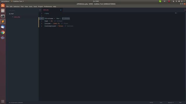 PHP - Anfängerkurs [3] - Variablen & Konstanten смотреть онлайн