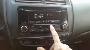 Штатная магнитола Мицубиси Асх с США 2014 год