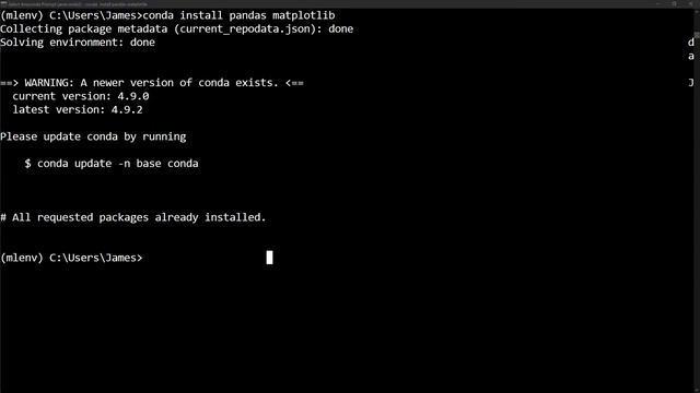 Python Environment Setup for Machine Learning смотреть онлайн