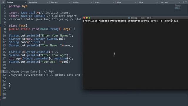static, implicit and explicit import in Java смотреть онлайн