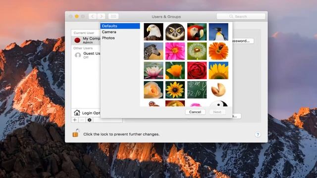 Изменение картинки пользователя в окне входа на Mac смотреть онлайн