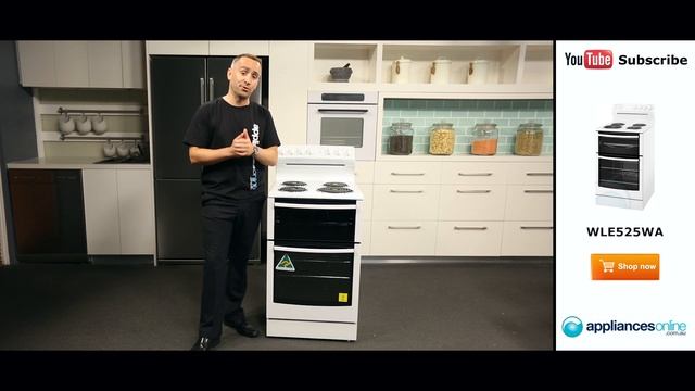 Freestanding Westinghouse Electric Oven Stove WLE525WA Review - Appliances Online смотреть онлайн