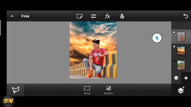 Background Change Secret in PS touch ?| Sunset ? Background Photo Editing | смотреть онлайн