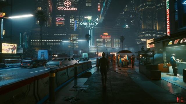 A night walk through Little China - Watson Cyberpunk 2077 смотреть онлайн