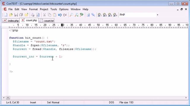 Creating a non unique Hit Counter Tutorial in PHP- MYSQL by For Student Organization смотреть онлайн