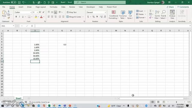 How To Automatically Insert Decimal Places In Excel! Type Small Numbers So Much Faster In Excel! смотреть онлайн