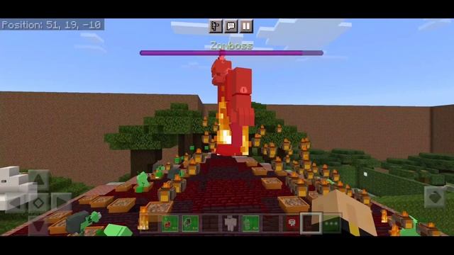Minecraft Pe Plants Vs Zombies Map Gameplay