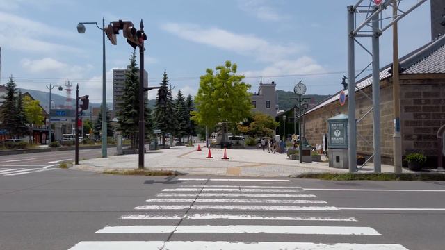 Otaru 2021 Walking Tour - Hokkaido Japan [4K/Binaural] смотреть онлайн