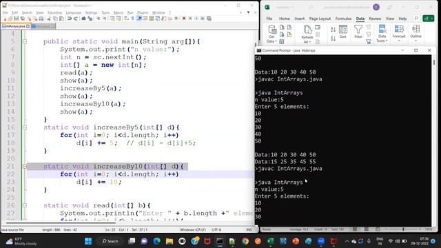 Java - Day 50 (in Telugu) - Passing Arrays to Methods смотреть онлайн