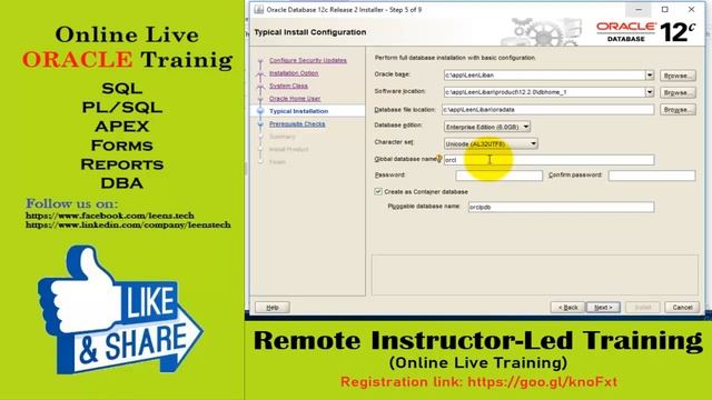 Oracle 12c SQL Workshop: SL#3 Oracle Database 12c Installation смотреть онлайн