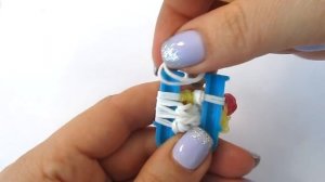 МЕДСЕСТРА из резинок на рогатке без станка. Поделки из резинок | Rainbow Loom Nurse Action Figure