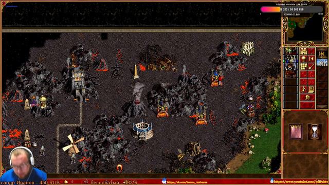 Герои 3 ХотА, игра с подписчиком против ботов!)