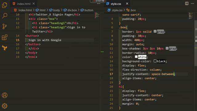 Twitter-X Sign in using Html css смотреть онлайн